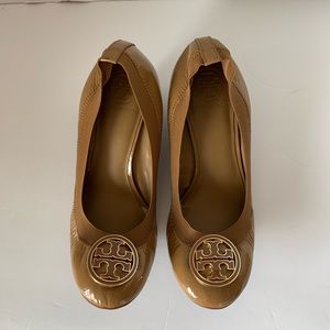 Tory Burch tan wedge